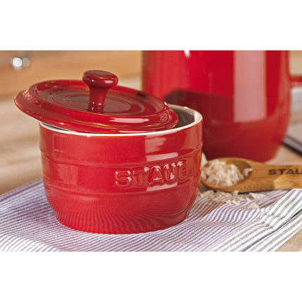 Staub Ceramique 8 cm ceramic Salt crock, cherry