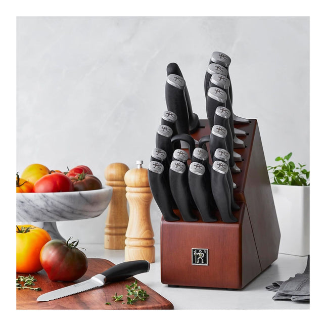 Henckels Elan 20 Piece, Knife block set, black