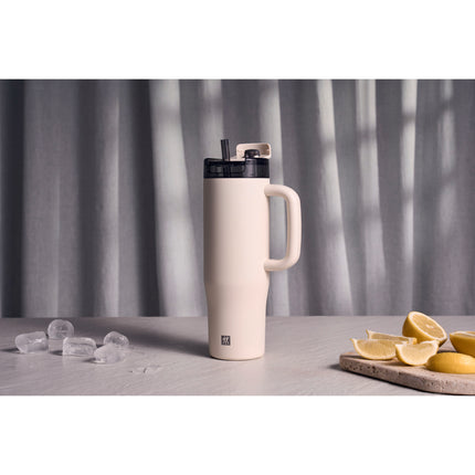 ZWILLING Thermo Plus Thermo Straw Tumbler, 900 ml, stainless steel