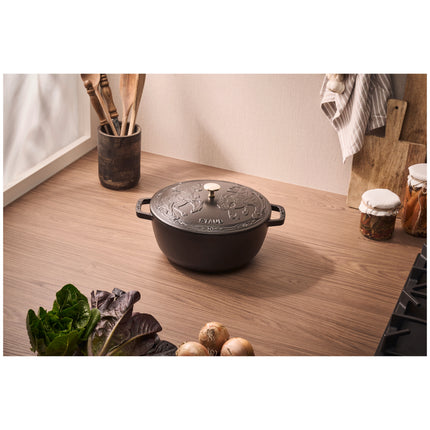 Staub La Cocotte 4.8 l cast iron round Year of the Horse French Oven