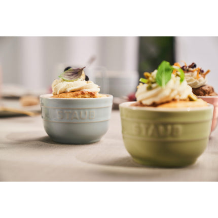 Staub Ceramique 9 cm / 6 Piece ceramic Ramekin set macaron, mixed Colours