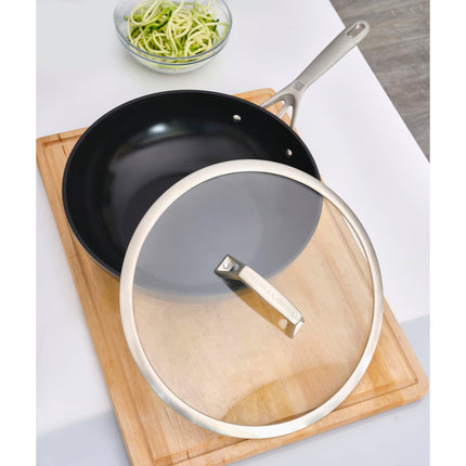 ZWILLING Motion Ceramic 30 cm Aluminum Wok with Lid – Black