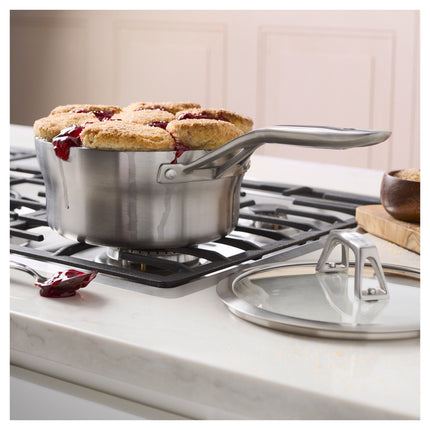 ZWILLING Motion Stainless Steel stainless steel round Sauce pan with lid, silver