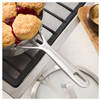 ZWILLING Motion Stainless Steel stainless steel round Sauce pan with lid, silver