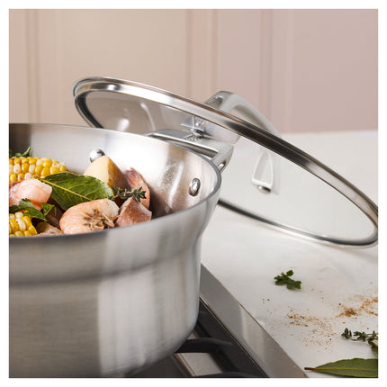 ZWILLING Motion Stainless Steel 4.75 l stainless steel deep saute pan with lid