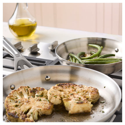 ZWILLING Motion Stainless Steel 2 Piece stainless steel frying pan set