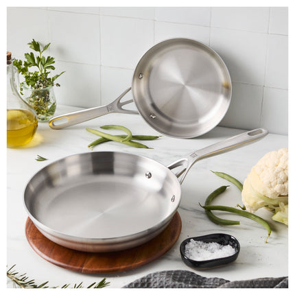 ZWILLING Motion Stainless Steel 2 Piece stainless steel frying pan set