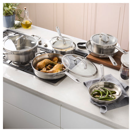 ZWILLING Motion Stainless Steel 10 Piece stainless steel Cookware set