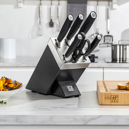 ZWILLING All * Star 7 Piece, Knife block set, silver, anthracite