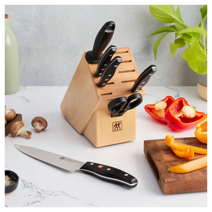 ZWILLING Signature 7 Piece, Knife block set, nature