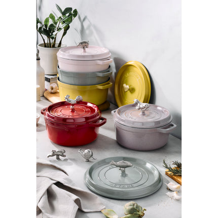 Staub stainless steel pig Knob