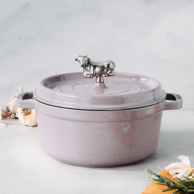 Staub stainless steel cow Knob