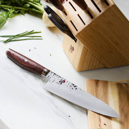 MIYABI ARTISAN 6000MCT 7 Piece, Knife block set, nature
