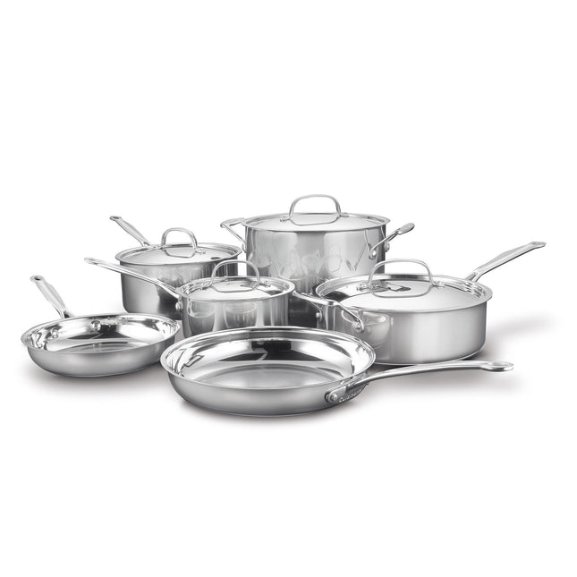 Cuisinart 10-Piece Stainless Steel Cookware Set