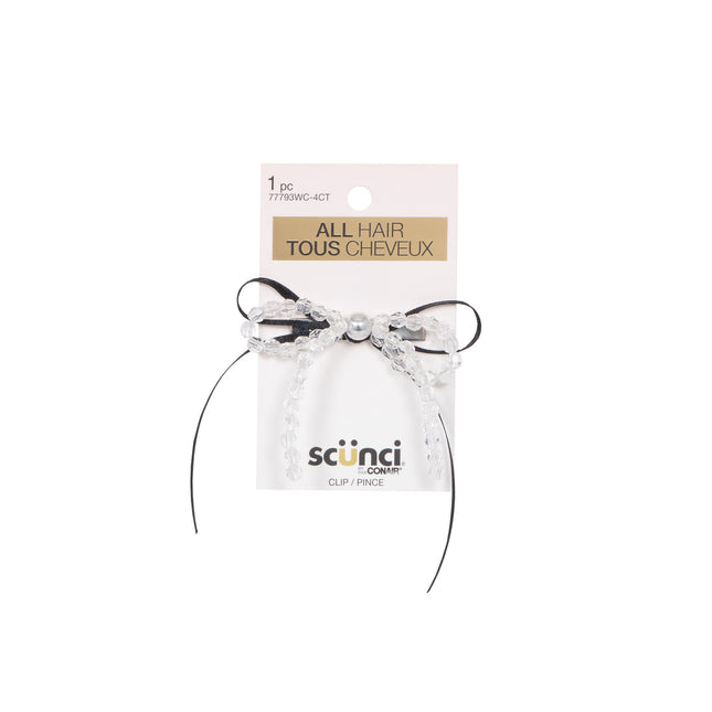 Conair Scunci Pearl Bow Barette