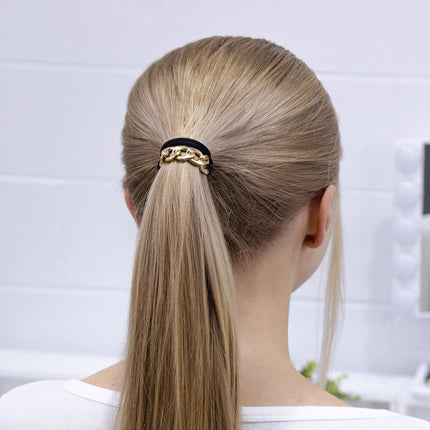 Conair Scunci 2 pk Gold Chain Ponytailers