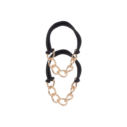 Conair Scunci 2 pk Gold Chain Ponytailers
