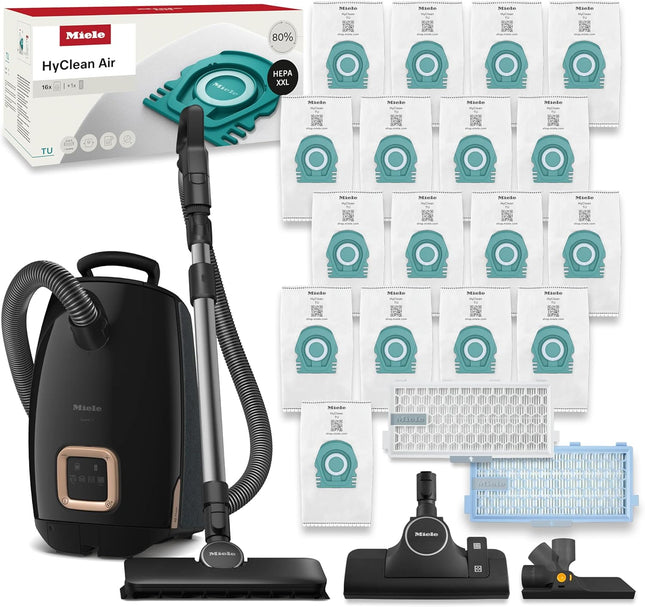 Miele NEW Guard L1 AllFloor Bagged Canister Vacuum Cleaner + Performance Pack Bundle