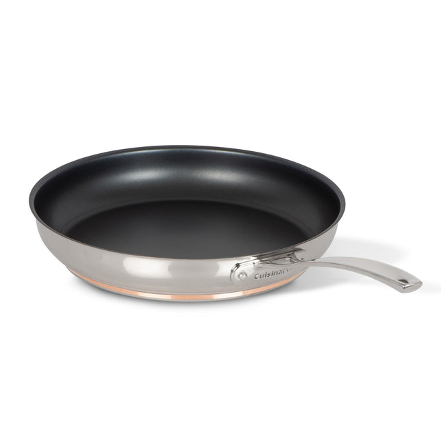 Cuisinart 10-Inch Stainless Steel Nonstick Skillet with Copper Band
