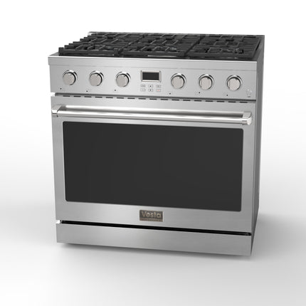 Vesta Alberta 36" | Silver | Full Gas Range