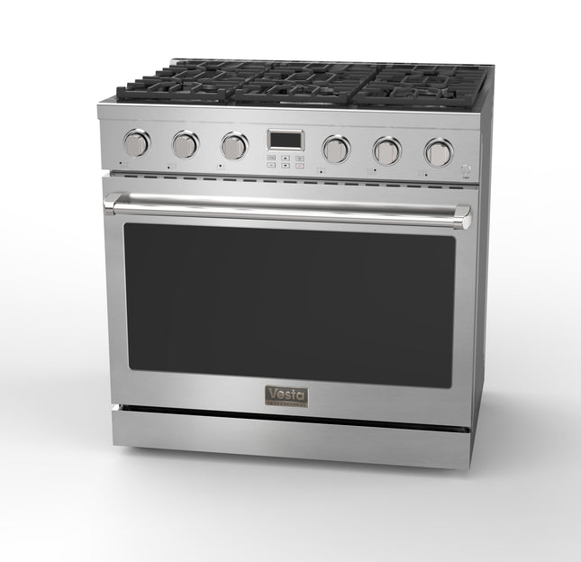 Vesta Alberta 36" | Silver | Full Gas Range