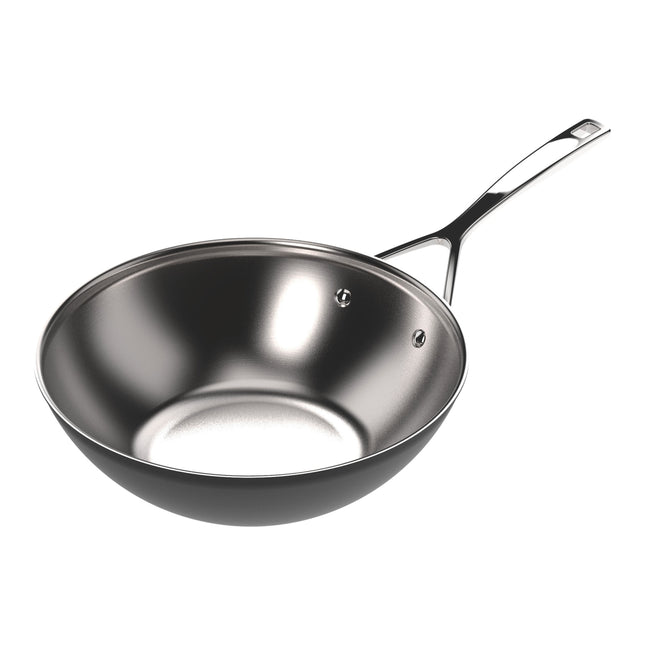 Demeyere Black 5 30 cm / 12 inch 18/10 Stainless Steel Wok