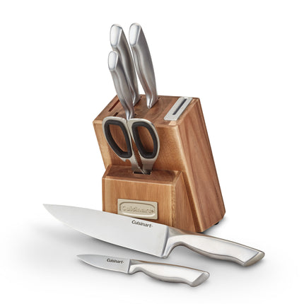 Cuisinart 7-Piece German Stainless Steel Knife Block Set