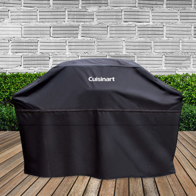 Cuisinart Heavy-Duty Black BBQ Cover 60" X 24" x 46"