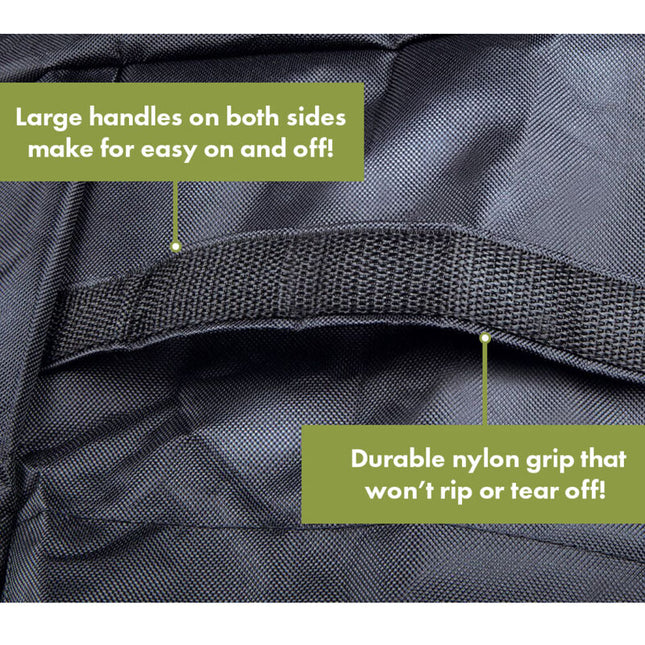 Cuisinart Heavy-Duty Black BBQ Cover 60" X 24" x 46"