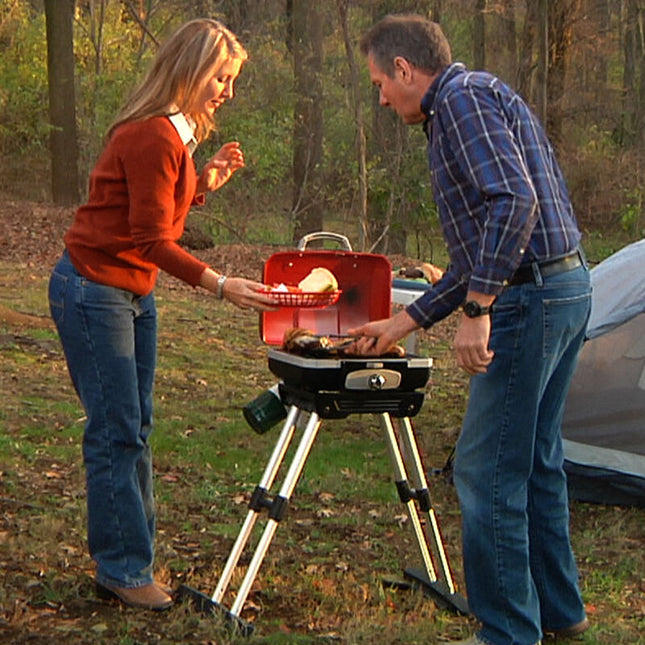 Cuisinart Petite Gourmet Portable Gas Grill With VersaStand