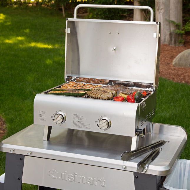 Cuisinart Chef's Style Stainless 2-Burner Gas Tabletop Grill