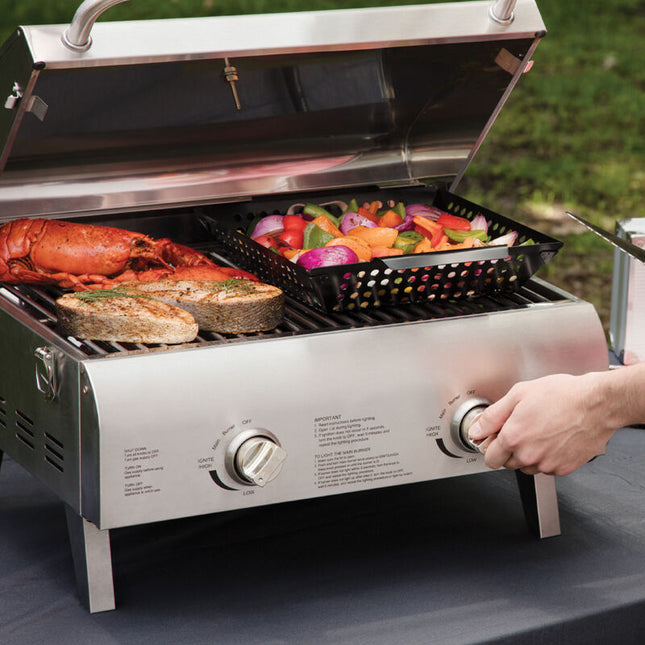 Cuisinart Chef's Style Stainless 2-Burner Gas Tabletop Grill