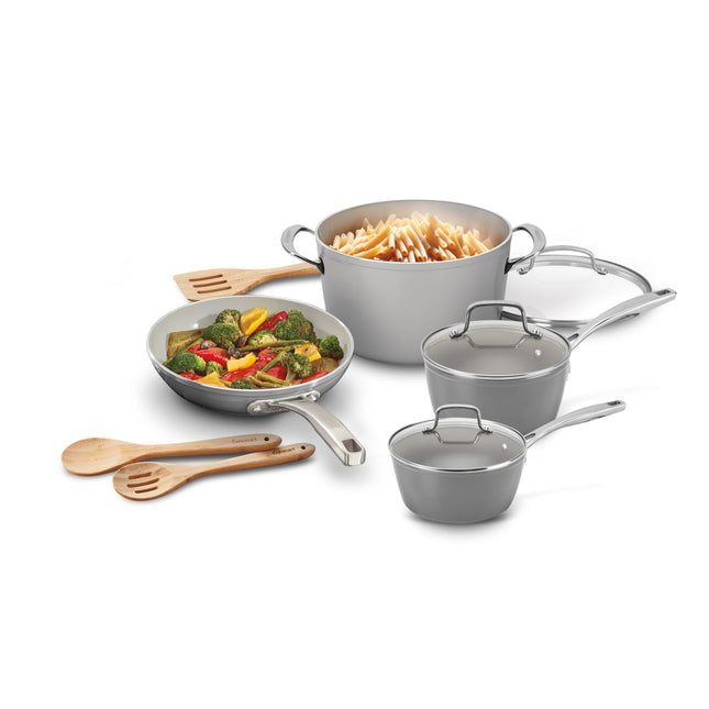 Cuisinart 10-Piece Forged Recycled Aluminum Cookware Set