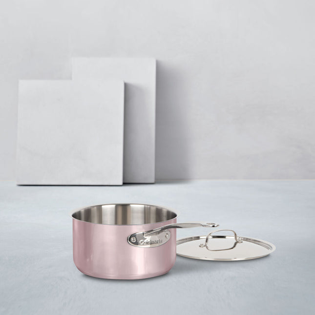 Cuisinart 3.5 Qt. Saucepan with Cover – Vintage Rose