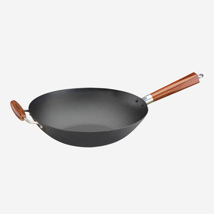 Cuisinart 14" Pre-seasoned Steel Wok with Helper Handle