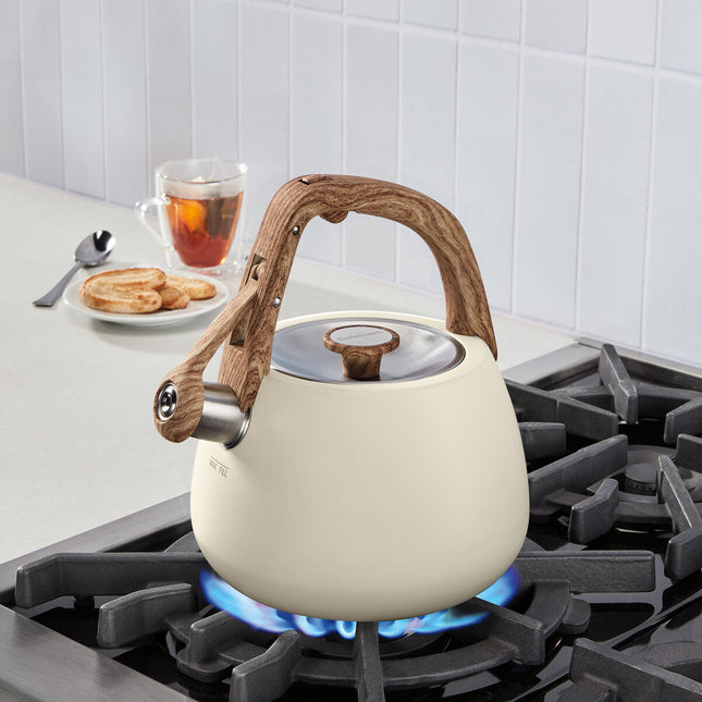 Cuisinart 2 Qt. Cream Stainless Steel Tea Kettle