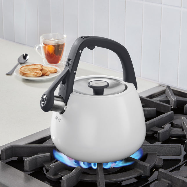 Cuisinart 2 Qt. Matte White Stainless Steel Tea Kettle