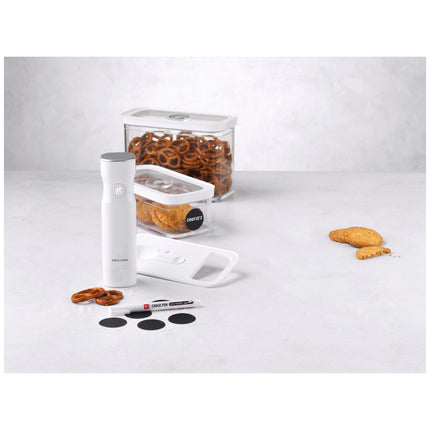 ZWILLING Fresh & Save CUBE CUBE Vacuum Starter Set, M / 5 Piece, transparent-white