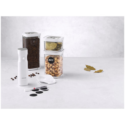 ZWILLING Fresh & Save CUBE CUBE Vacuum Starter Set, S / 6 Piece, transparent-white