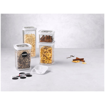 ZWILLING Fresh & Save CUBE CUBE Set, S / 6 Piece, transparent-white