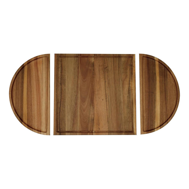 Cuisinart Acacia Wood Mini Oval Cutting Board – 3 Piece Set