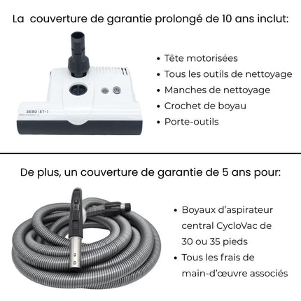 SEBO Deluxe Central Vacuum Kit