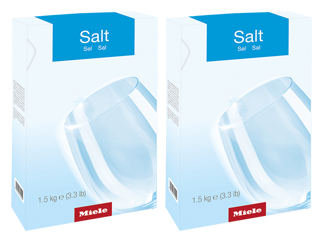 Dishwasher Salt 2-Pack Miele 1.5 kg