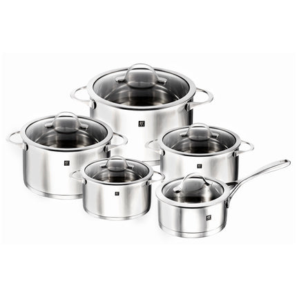 ZWILLING Essence Pot set 10 Piece, 18/10 Stainless Steel