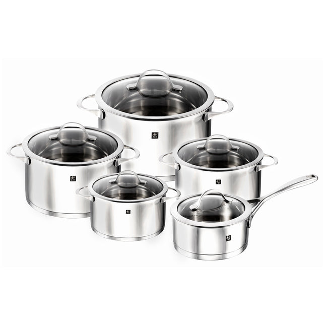 ZWILLING Essence Pot set 10 Piece, 18/10 Stainless Steel