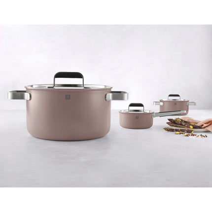 ZWILLING Pure Cookware set, 6 Piece, 18/10 Stainless Steel