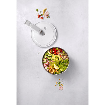 ZWILLING FRESH & SAVE BOWLS M/L GLASS & STAINLESS STEEL STARTER SET