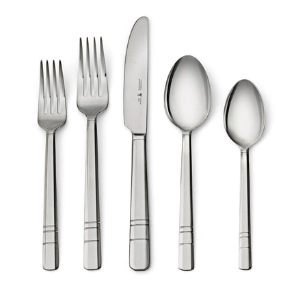 Henckels Madison Square 20 Piece Flatware Set polished