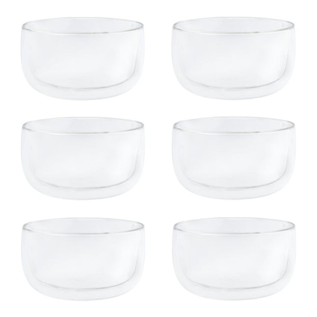 Henckels Cafe Roma 6 Piece, Dessert glass set