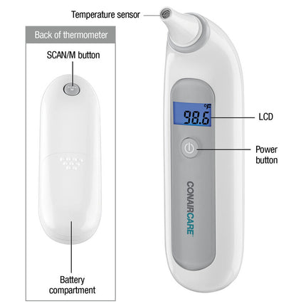 Conair Antibacterial Ear Thermometer